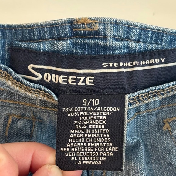 Y2K Squeeze Denim Pencil Skirt Low Rise Jean Skirt - Picture 5 of 7